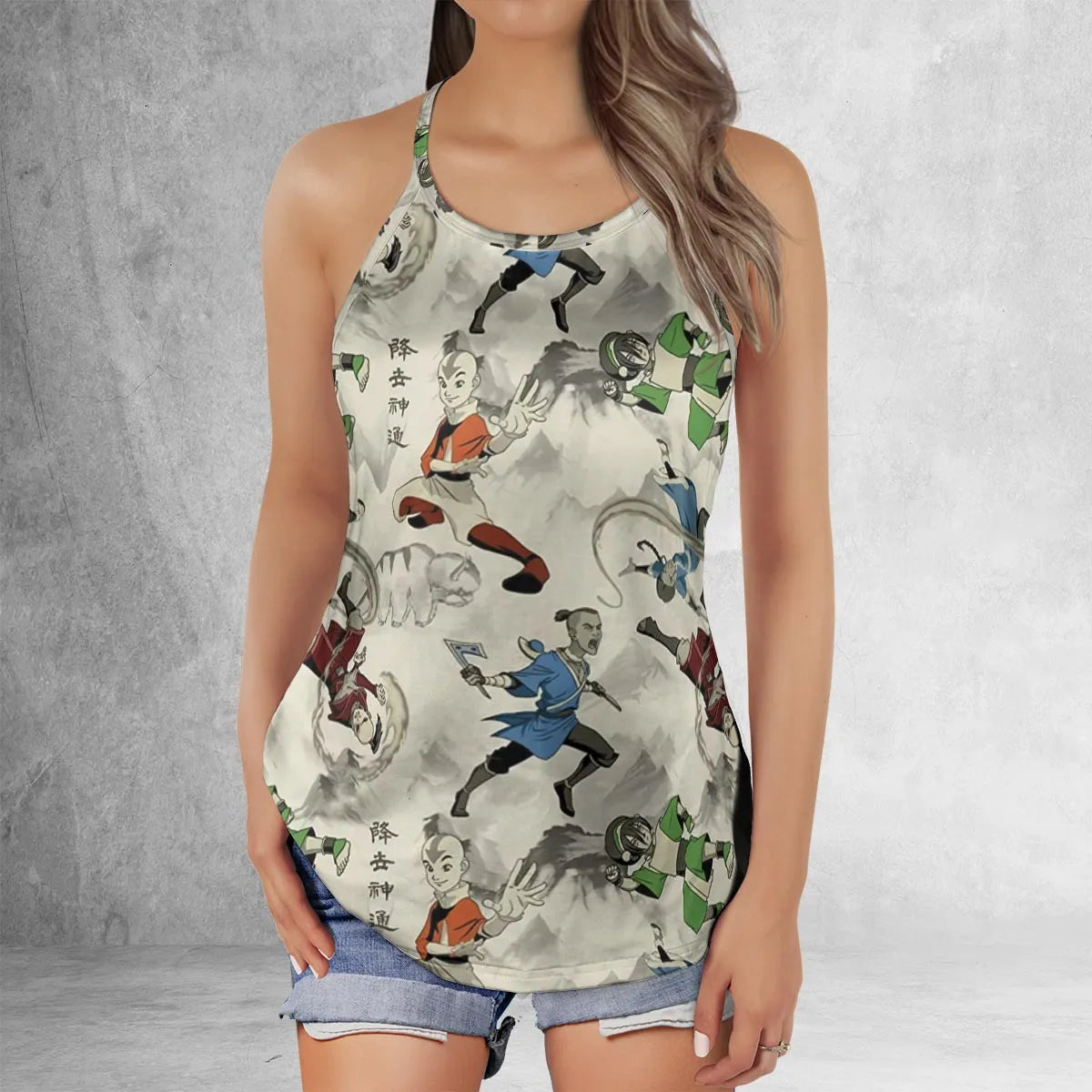 Criss Cross Tank Top - JXU2CUAB