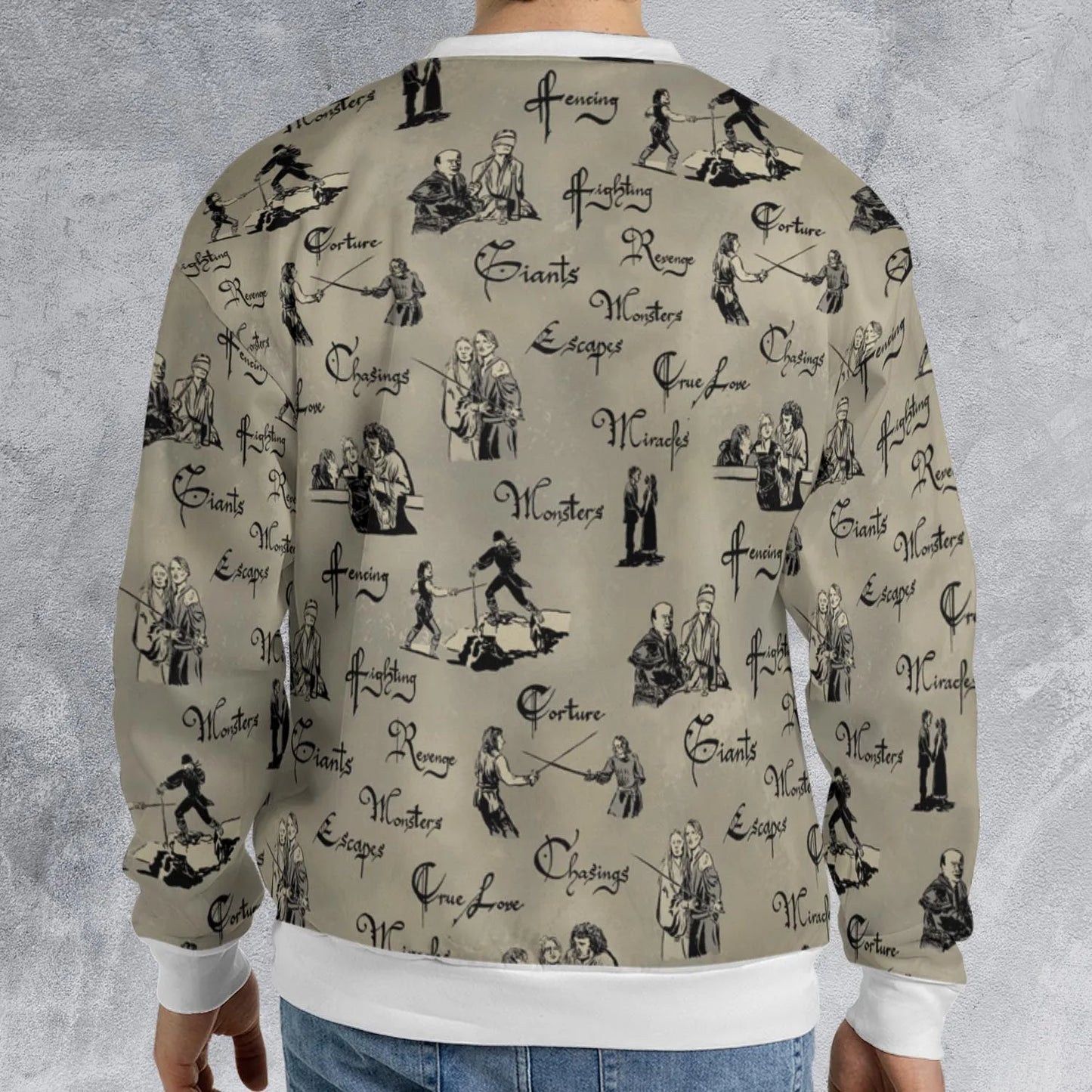 All-over Print Sweatshirt - 8XLLUGNX