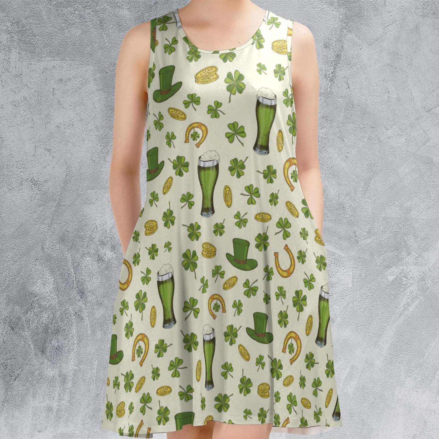 Sleeveless Dress - WMPFBNKC