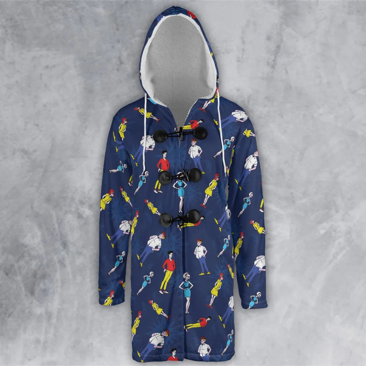 Hooded Cloak Coat - DT9UDU1K