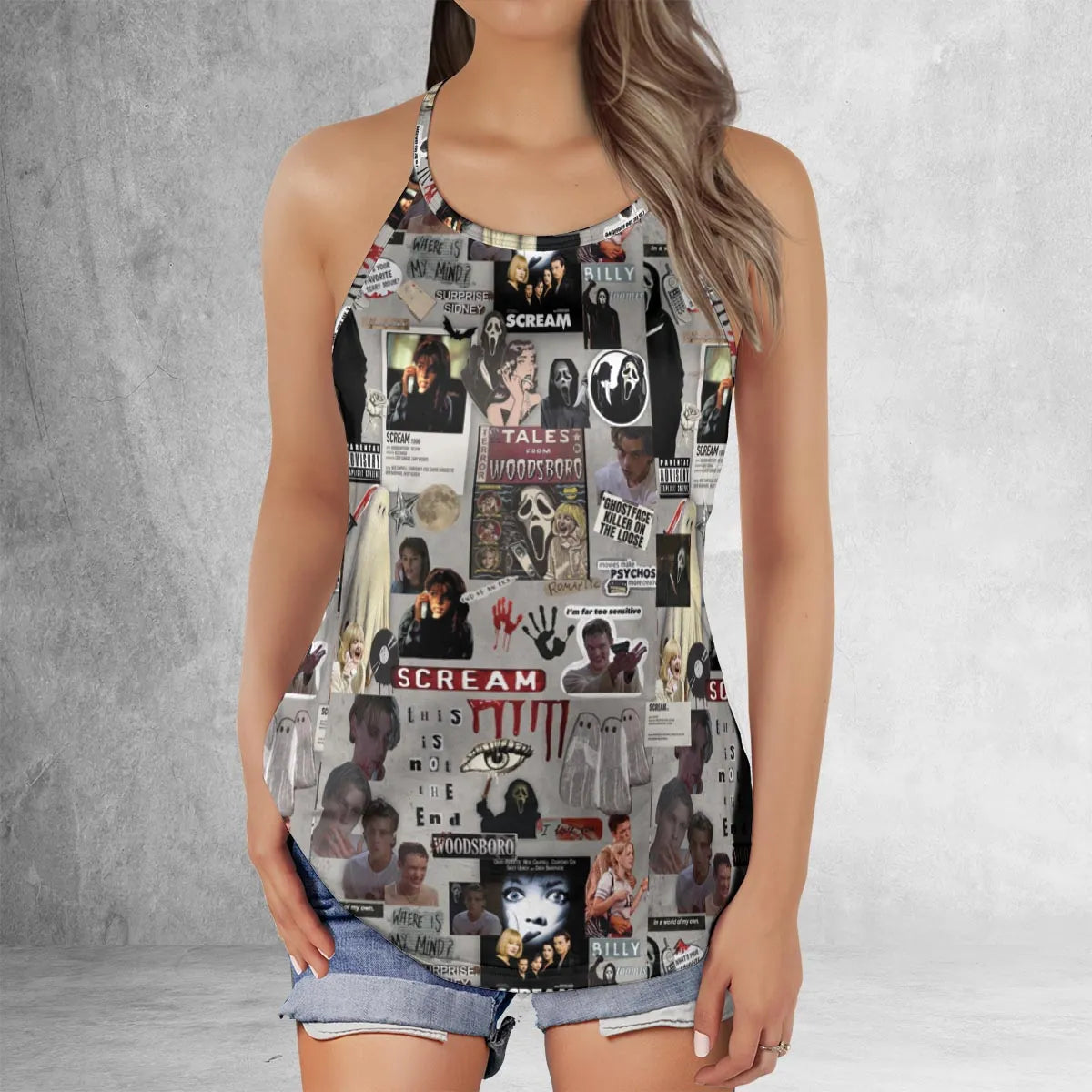 Criss Cross Tank Top - 782Z71XZ