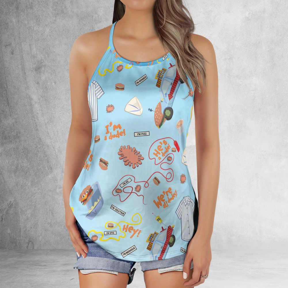 Criss Cross Tank Top - QDKKRBAN -  - 2
