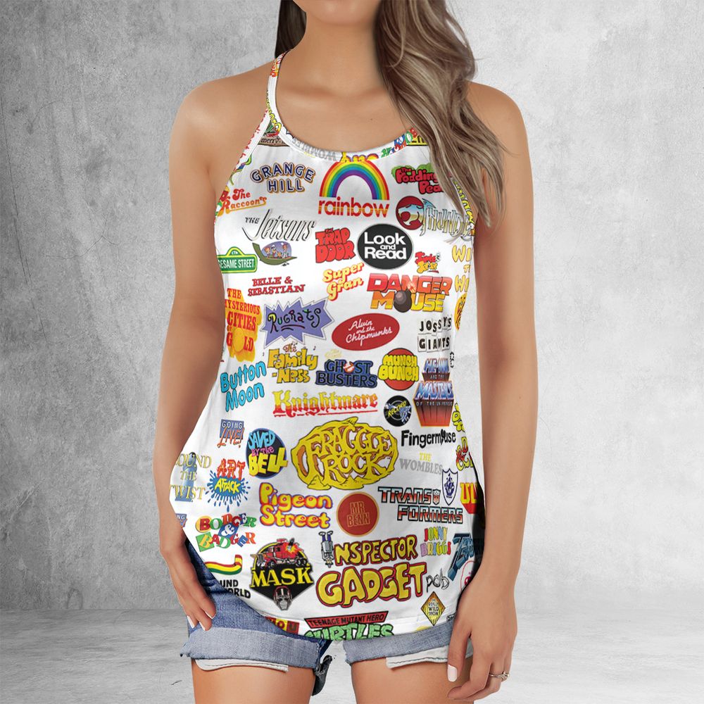 Criss Cross Tank Top - UXR56WSB -  - 2