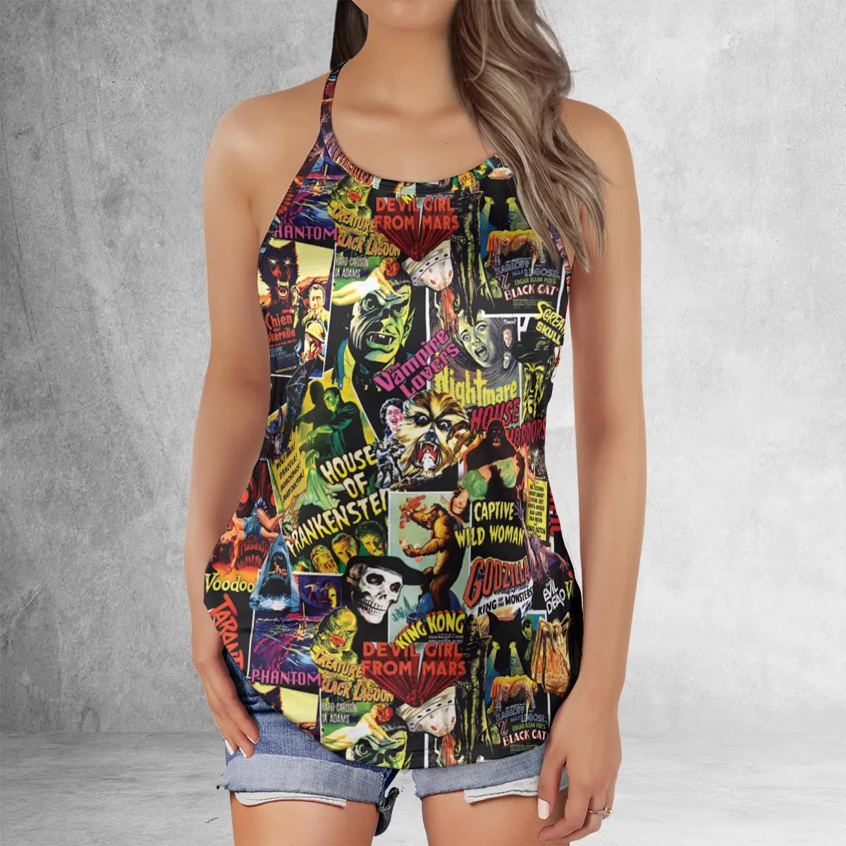 Criss Cross Tank Top - PG4D4RVM