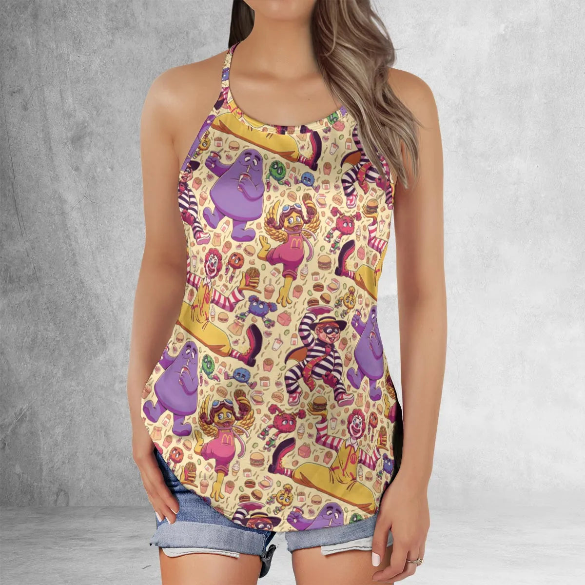 Criss Cross Tank Top - TRKA5HYZ