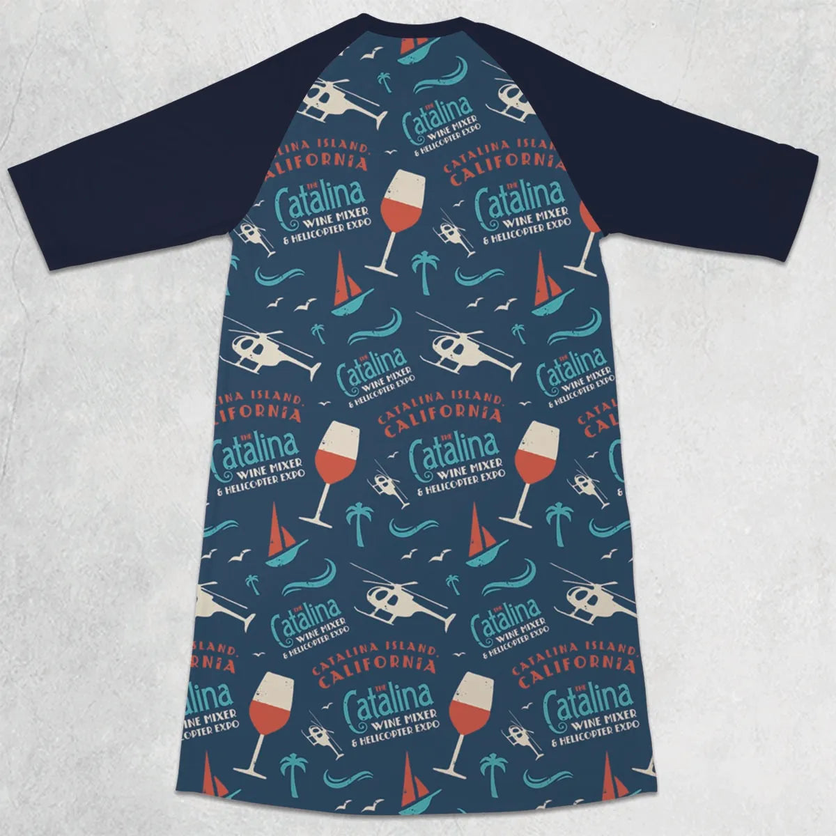 3/4 Sleeve Raglan Dress - XKTWQCE9