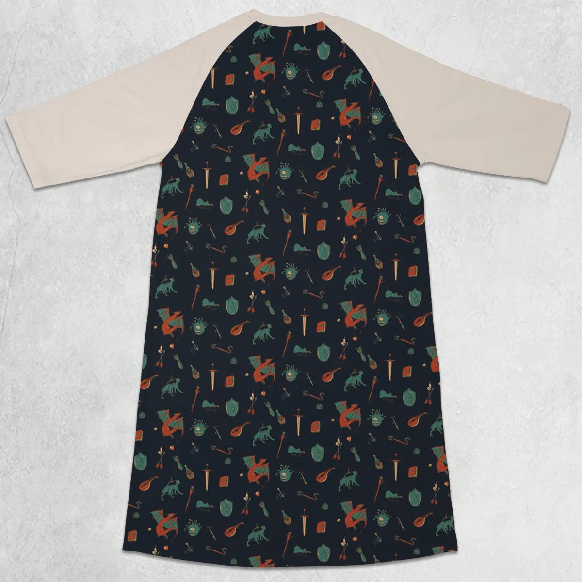 3/4 Sleeve Raglan Dress - FW1BT32V