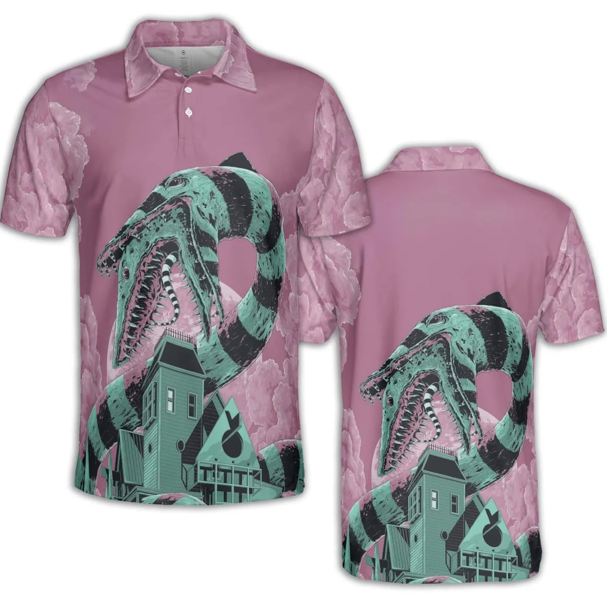 AOP Men/Women Polo Shirt - QTRRM1WZ