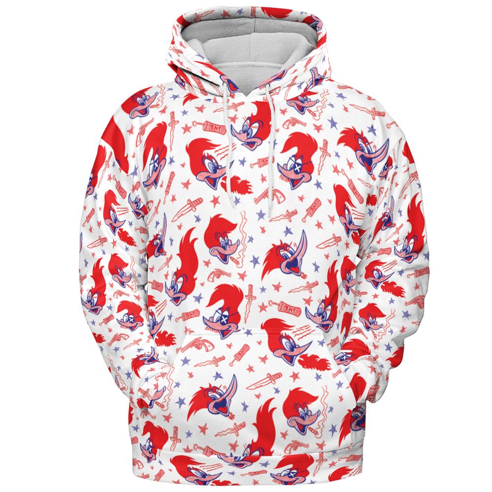All-over Print Hoodie - UDAY3VMX -  - 2