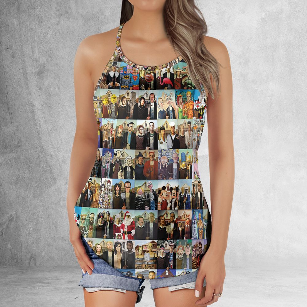 Criss Cross Tank Top - EG7MBX9E -  - 2