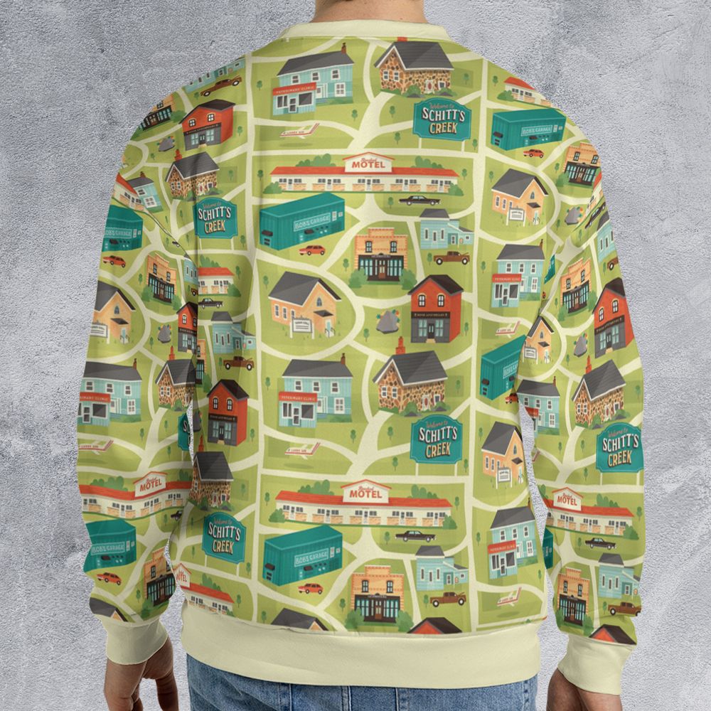 All-over Print Sweatshirt - BJCNHSYZ -  - 2