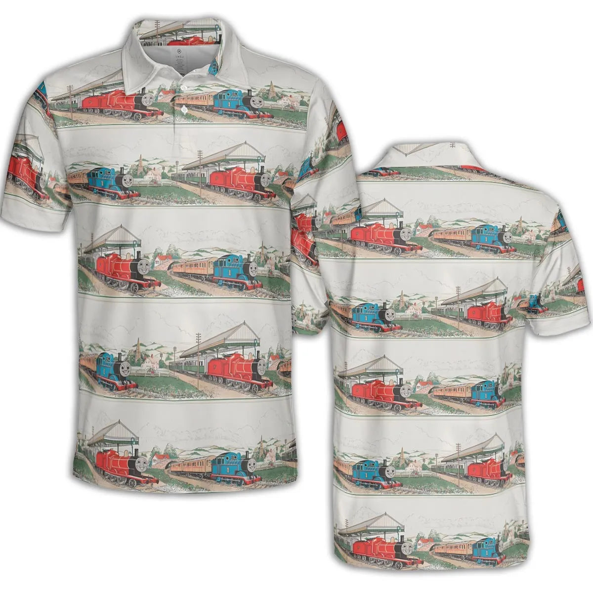 AOP Men/Women Polo Shirt - YZB2JAR3