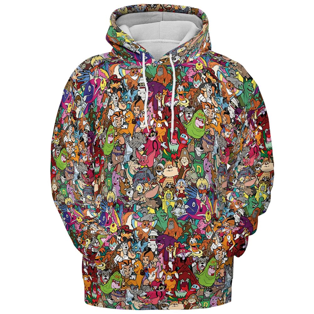 All-over Print Hoodie - AF3DK633 -  - 2