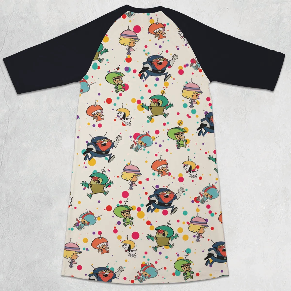 3/4 Sleeve Raglan Dress - C1HURBW1