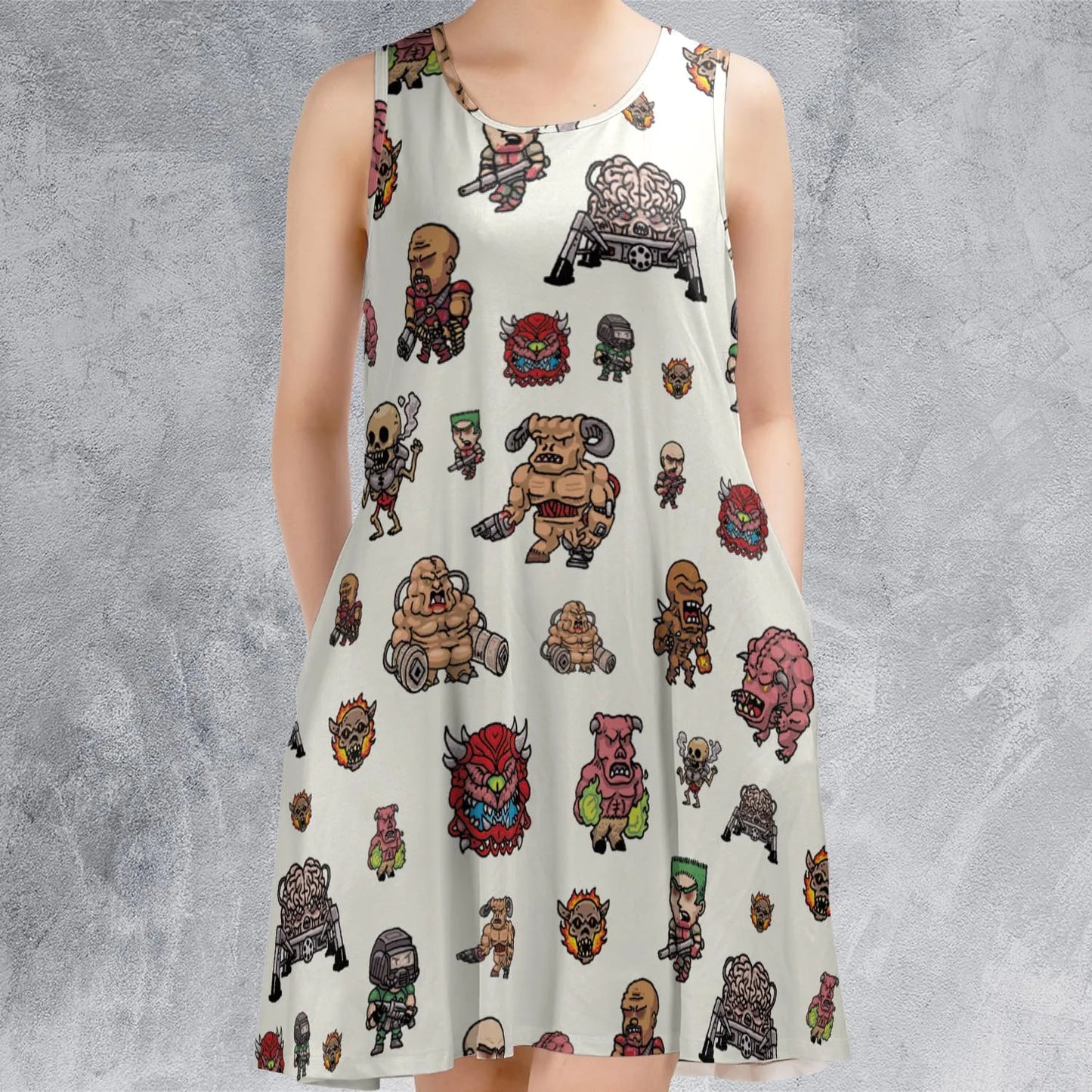 Sleeveless Dress - EQN8KHAY