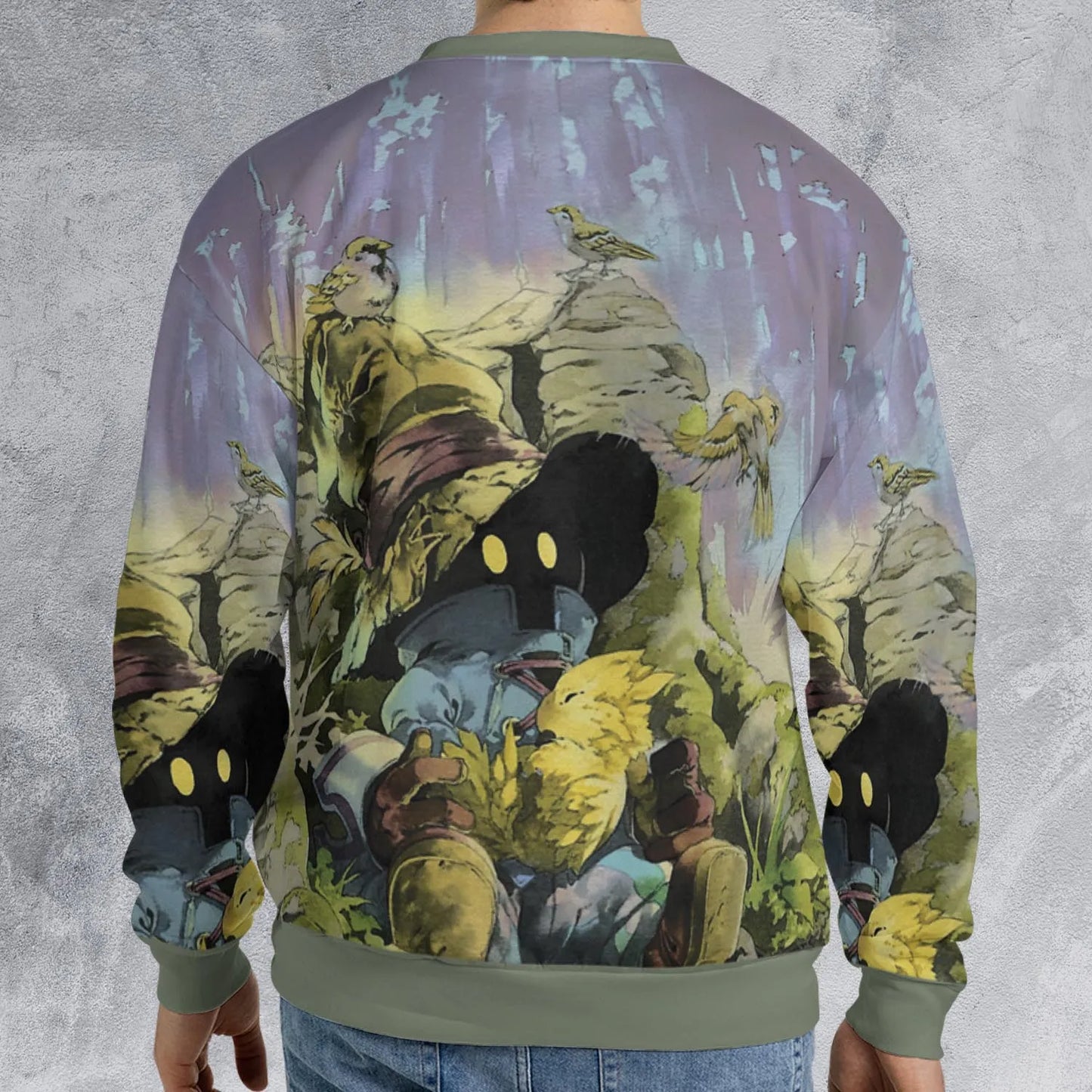 All-over Print Sweatshirt - QZE7474F