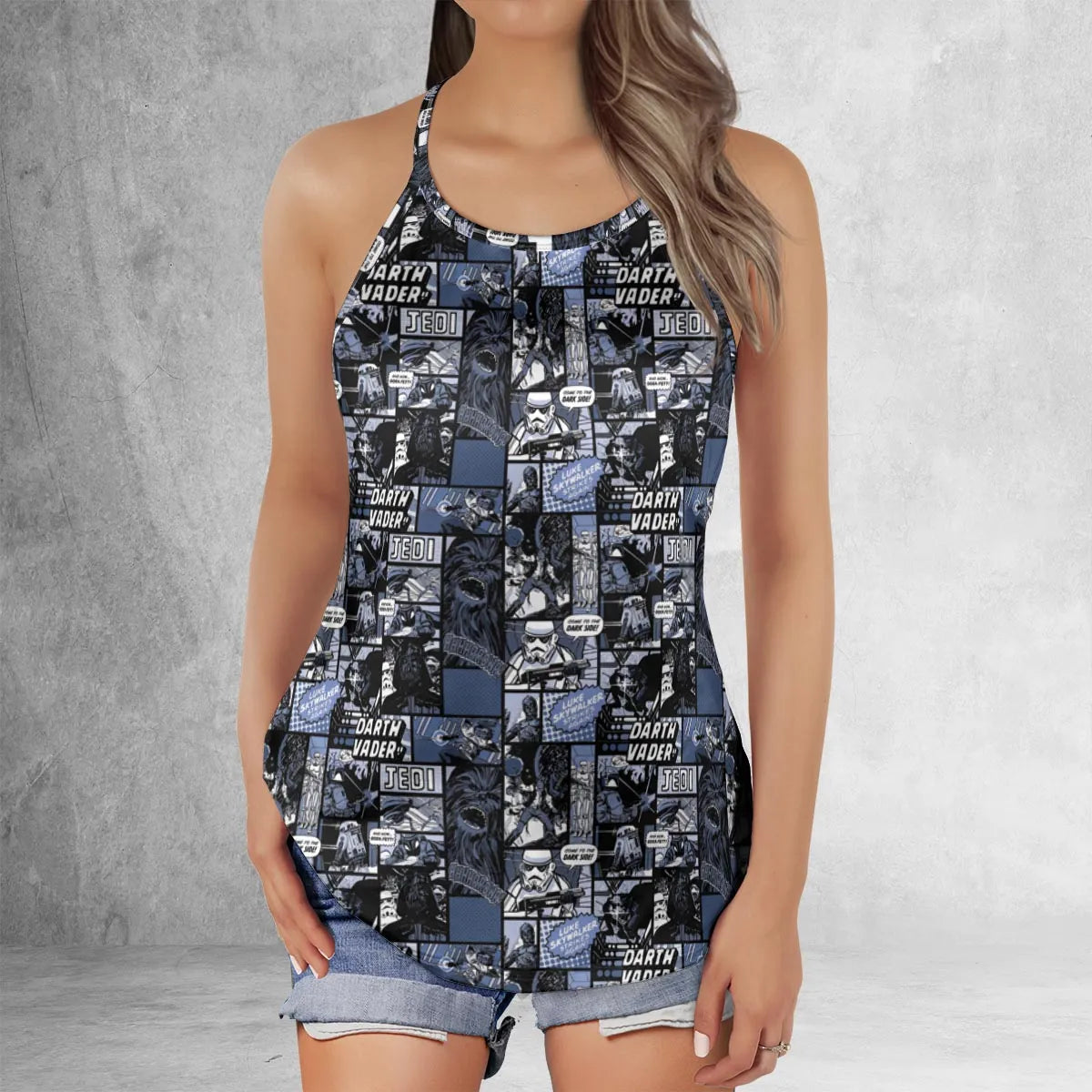 Criss Cross Tank Top - 5BT9PTZP