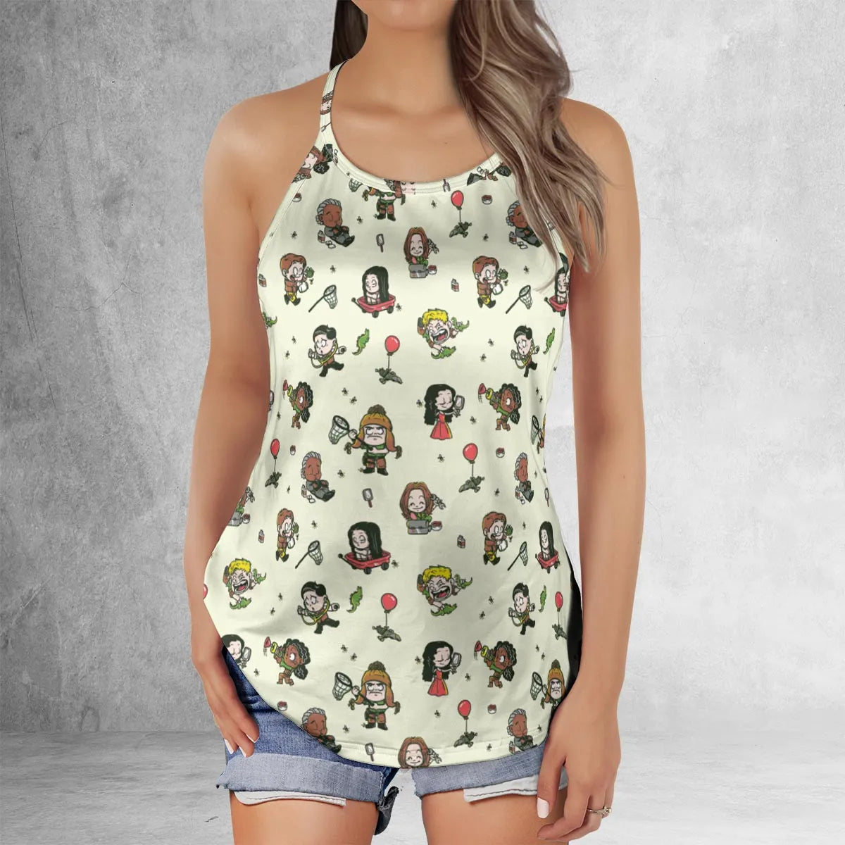 Criss Cross Tank Top - F3QDVZNS
