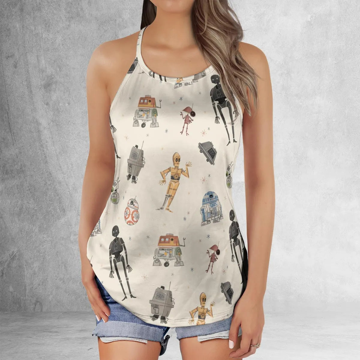Criss Cross Tank Top - BBT8GBJU