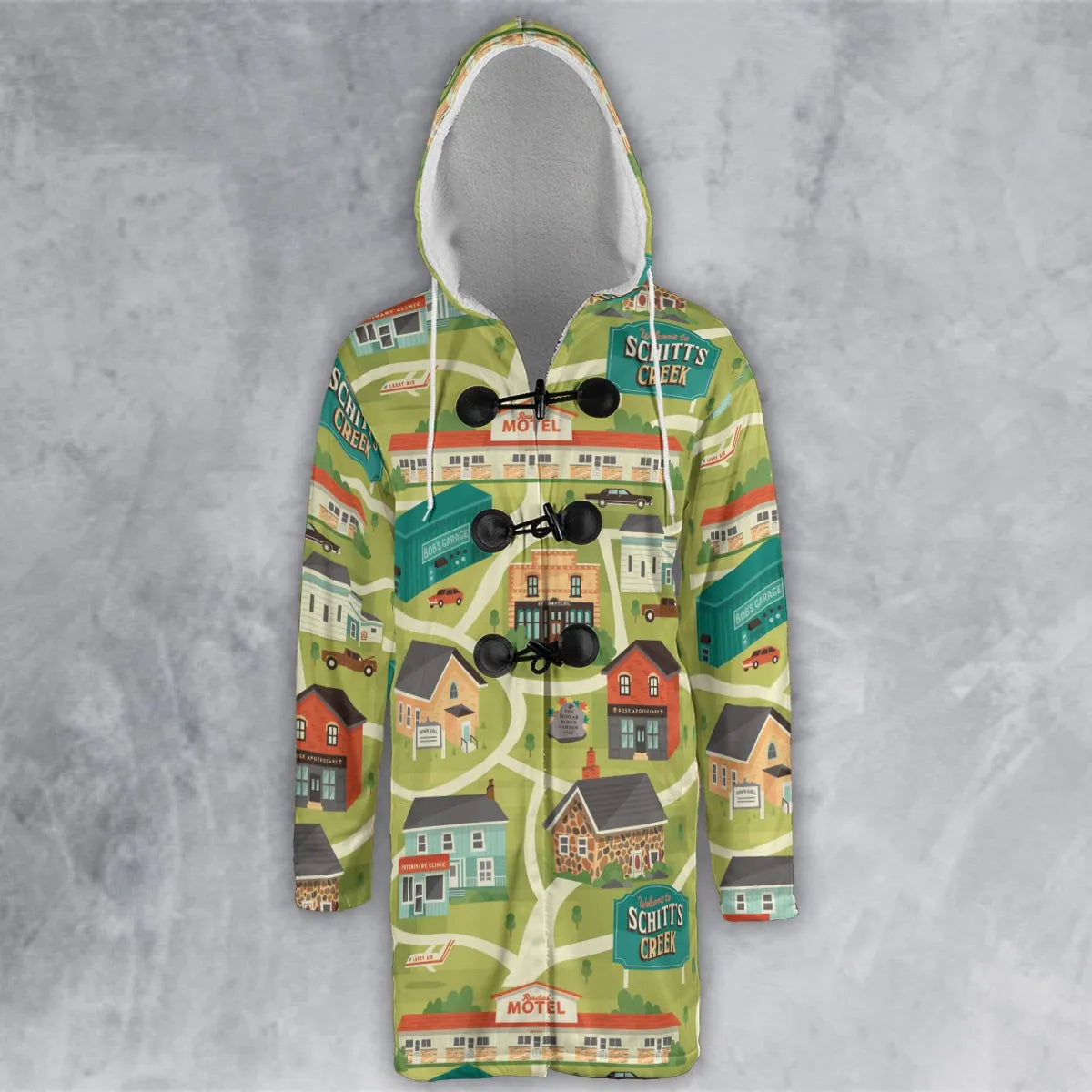 Hooded Cloak Coat - 3XGP1AYB
