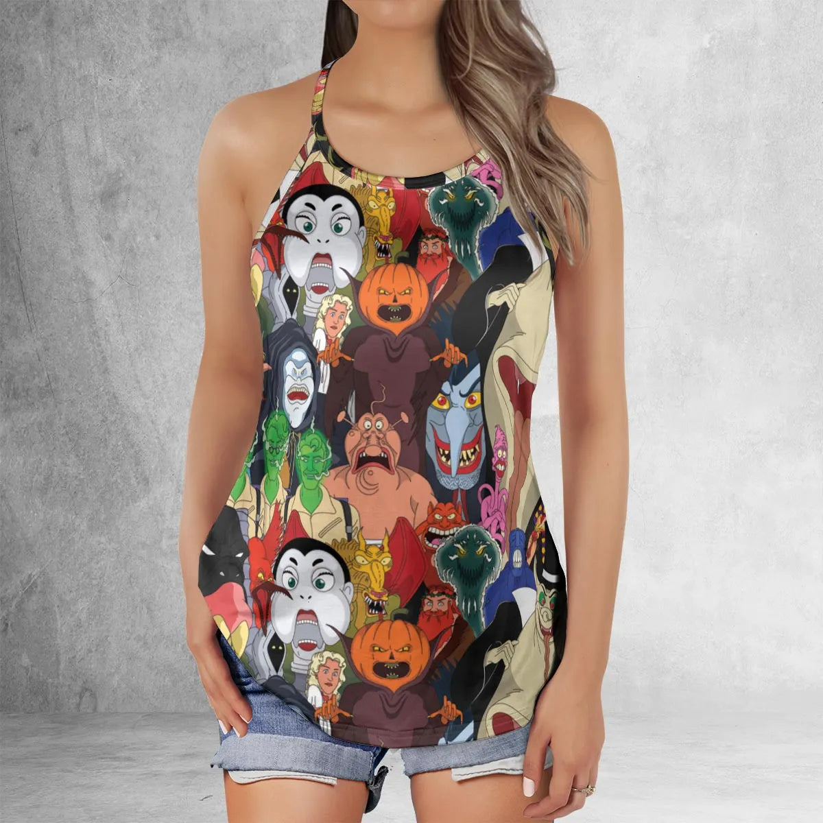 Criss Cross Tank Top - P7YHLQTC