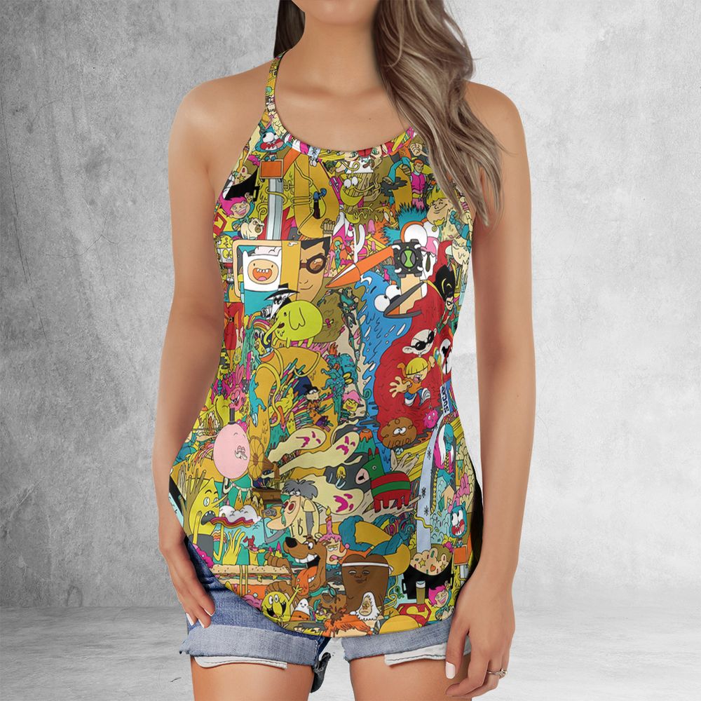 Criss Cross Tank Top - NT3YE5CQ -  - 2