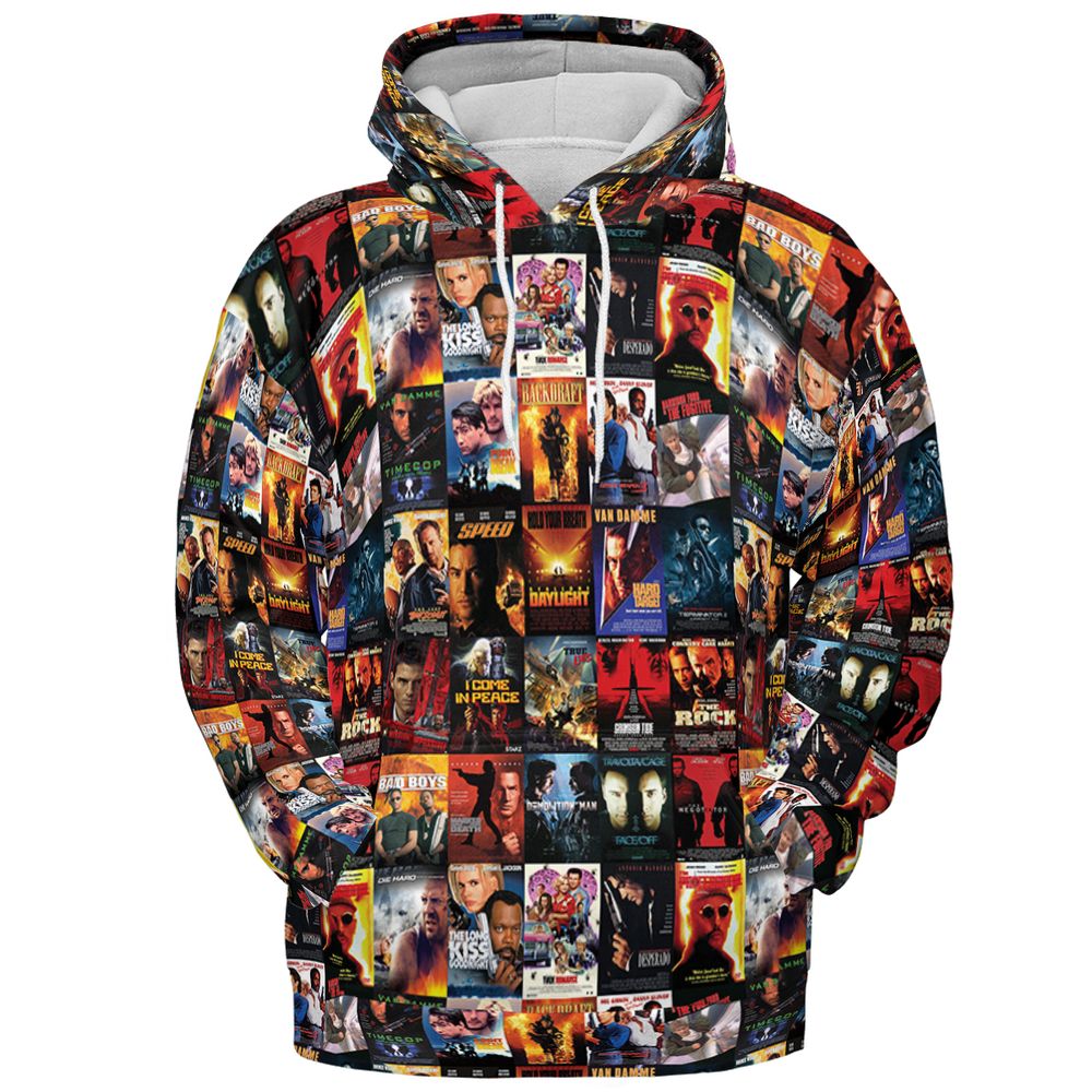 All-over Print Hoodie - ZV5U6H7Q -  - 2