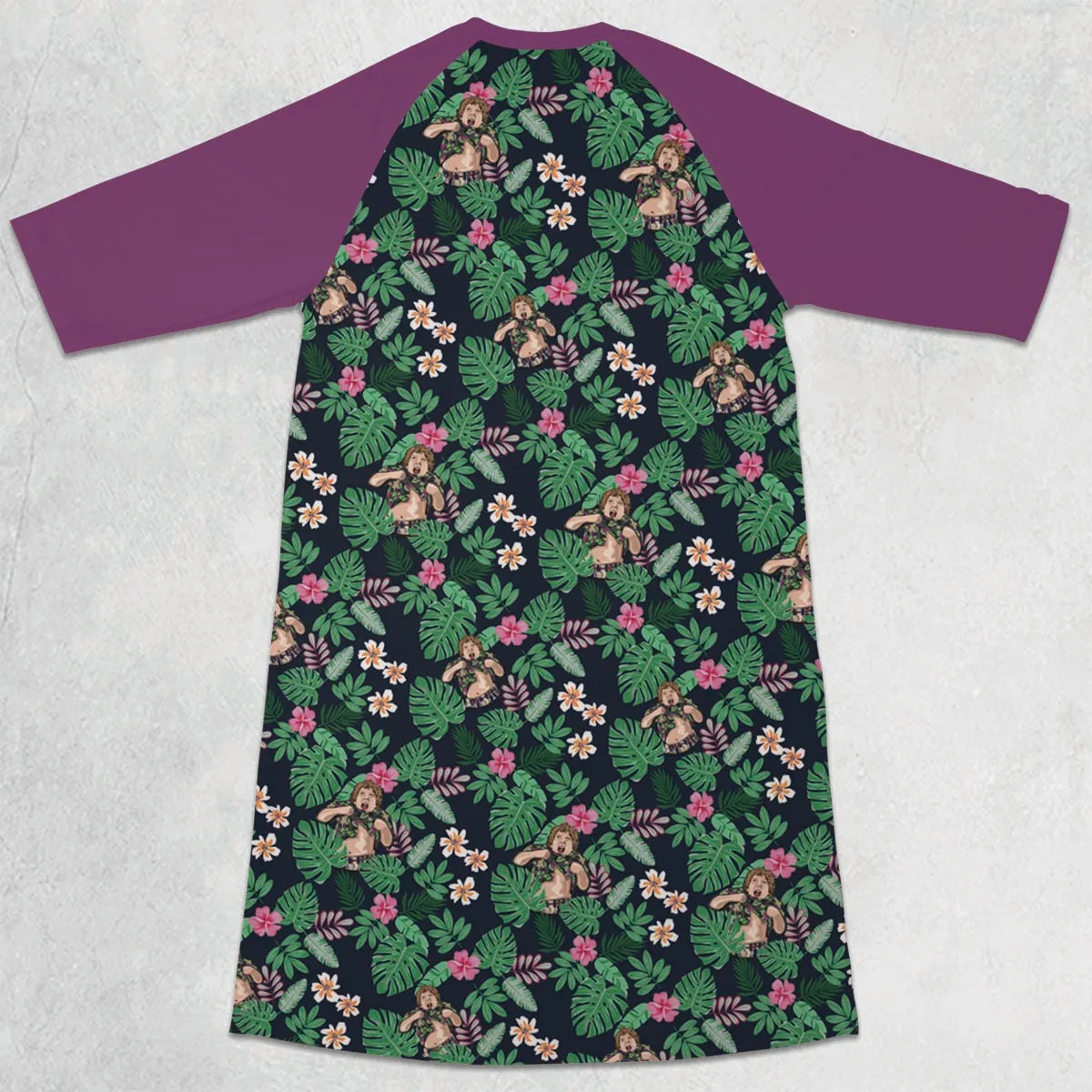 3/4 Sleeve Raglan Dress - VE8KMNJP