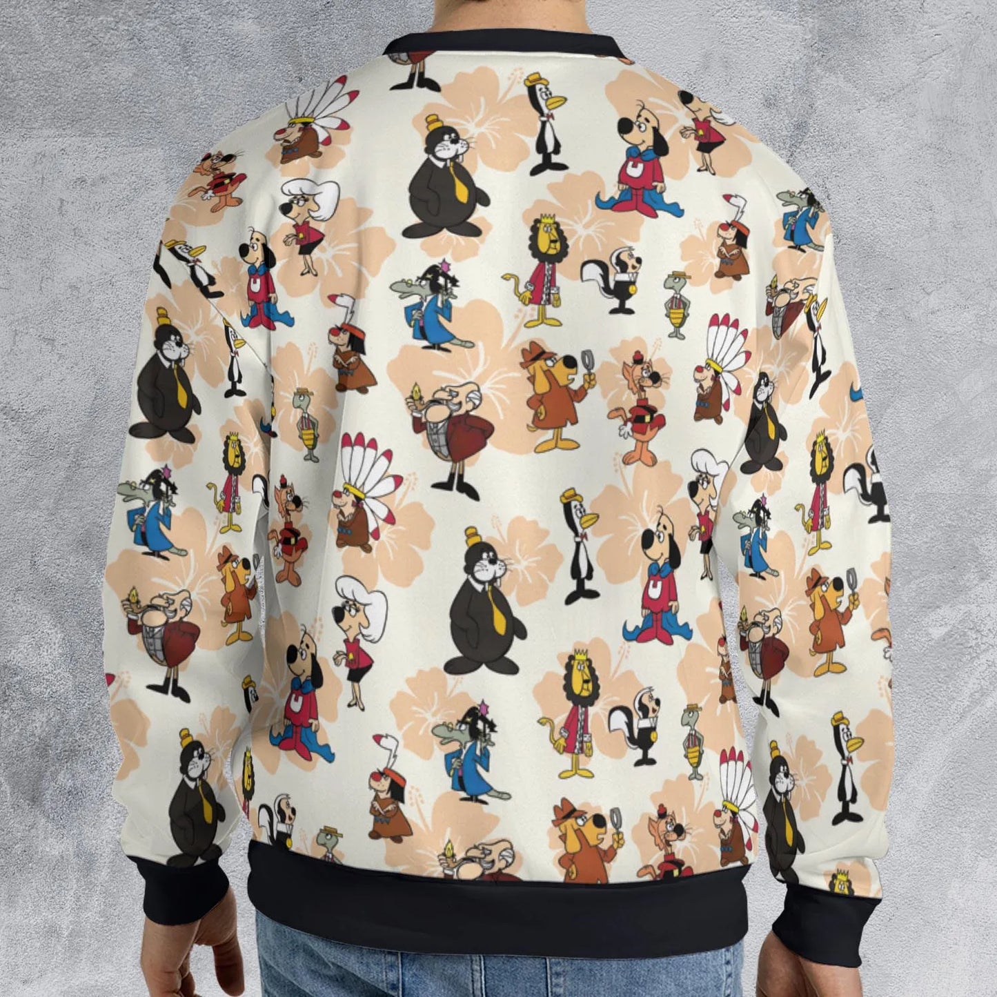 All-over Print Sweatshirt - DAQEAUB3