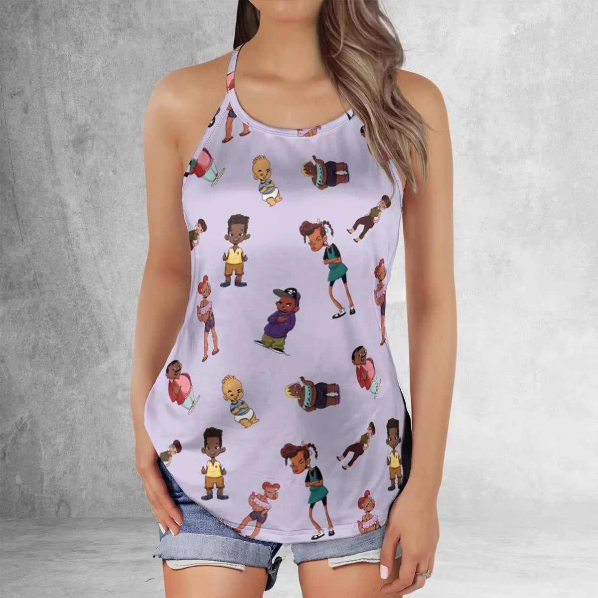 Criss Cross Tank Top - Z4FHAZS9