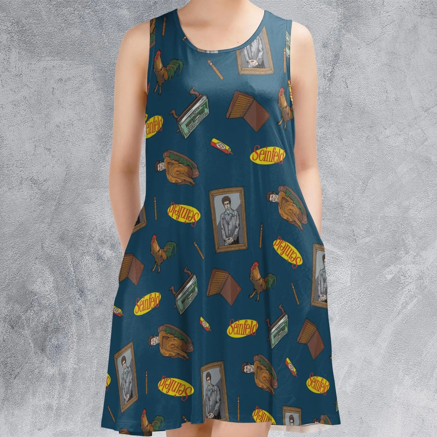 Sleeveless Dress - B1ZEBRPJ