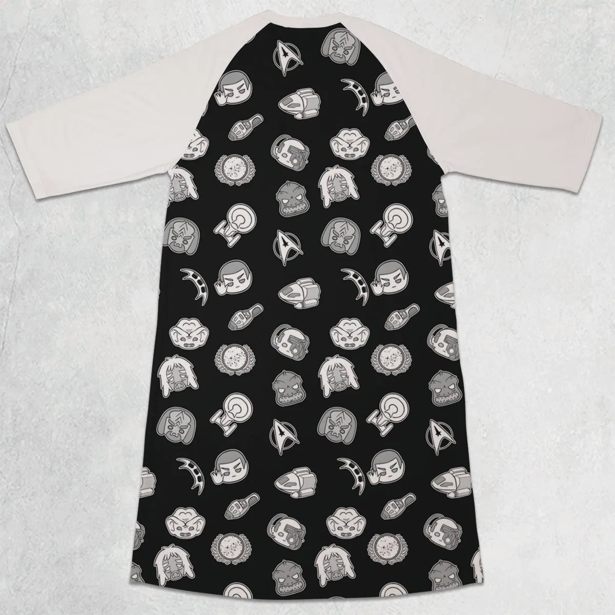 3/4 Sleeve Raglan Dress - B74A7ATK