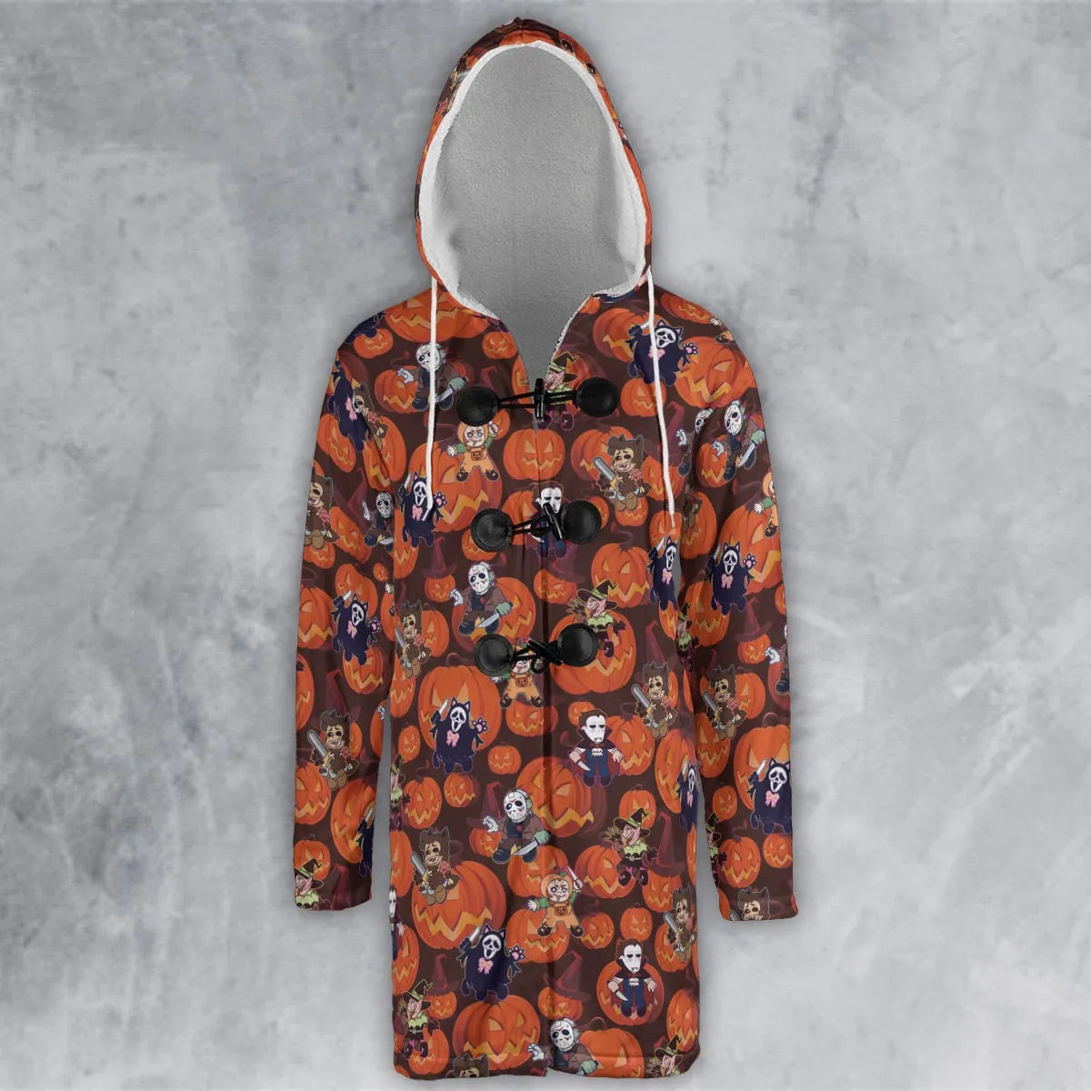 Hooded Cloak Coat - 8AB18XLU