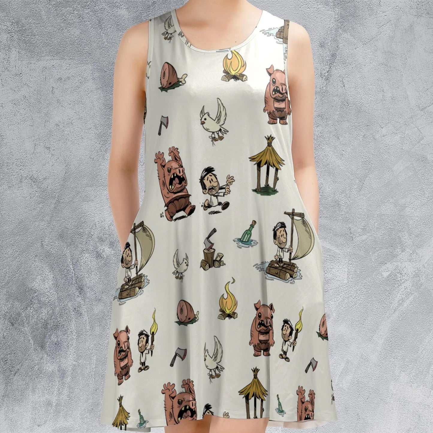 Sleeveless Dress - XSAPERU6