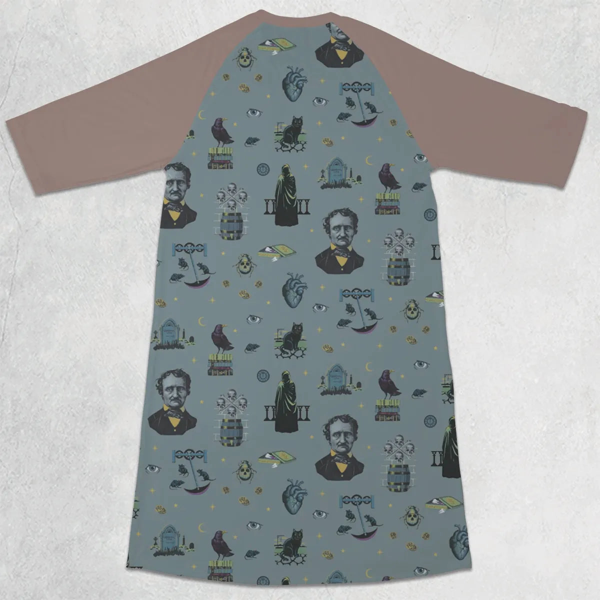 3/4 Sleeve Raglan Dress - NYTGWNEW
