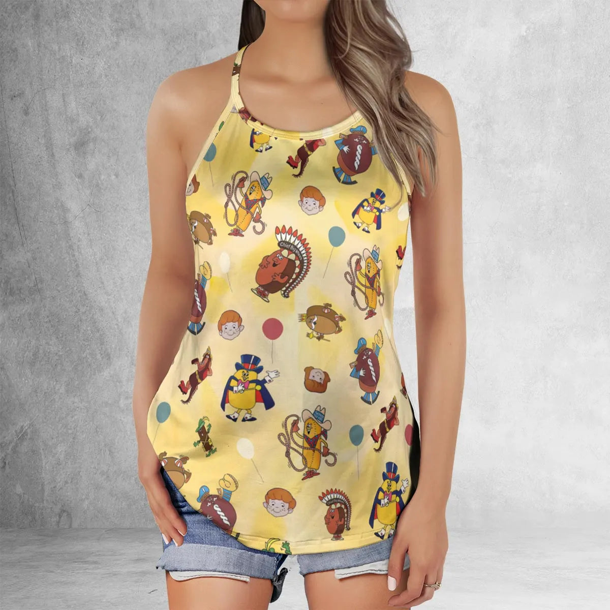 Criss Cross Tank Top - UB5JTLWD