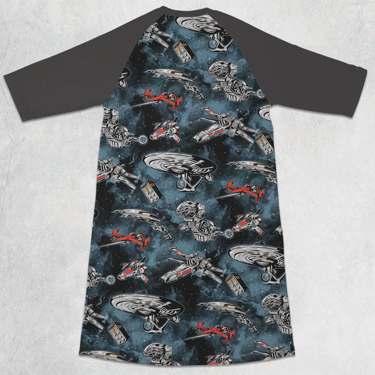 3/4 Sleeve Raglan Dress - HV2FNUUQ