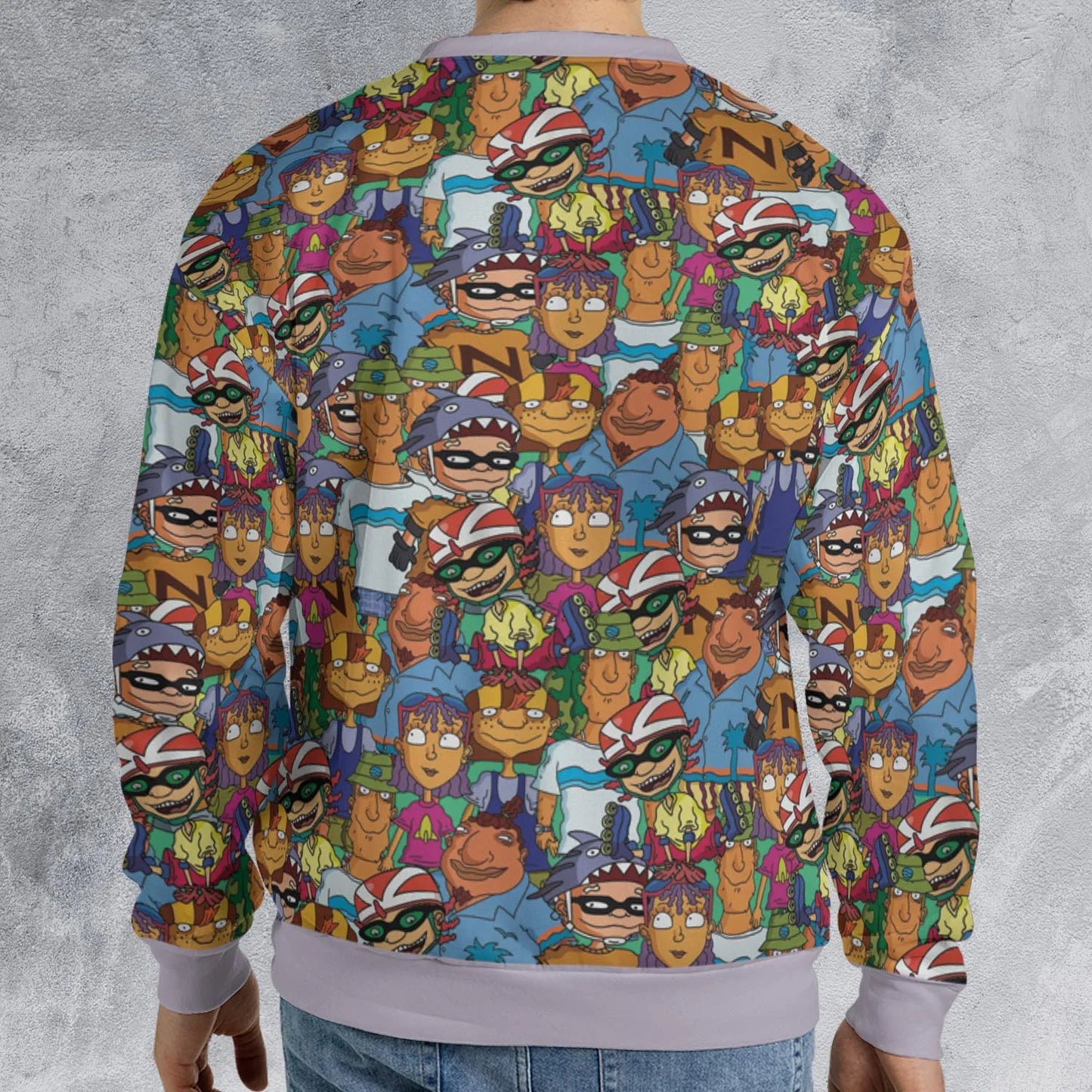 All-over Print Sweatshirt - 8RVBBD16
