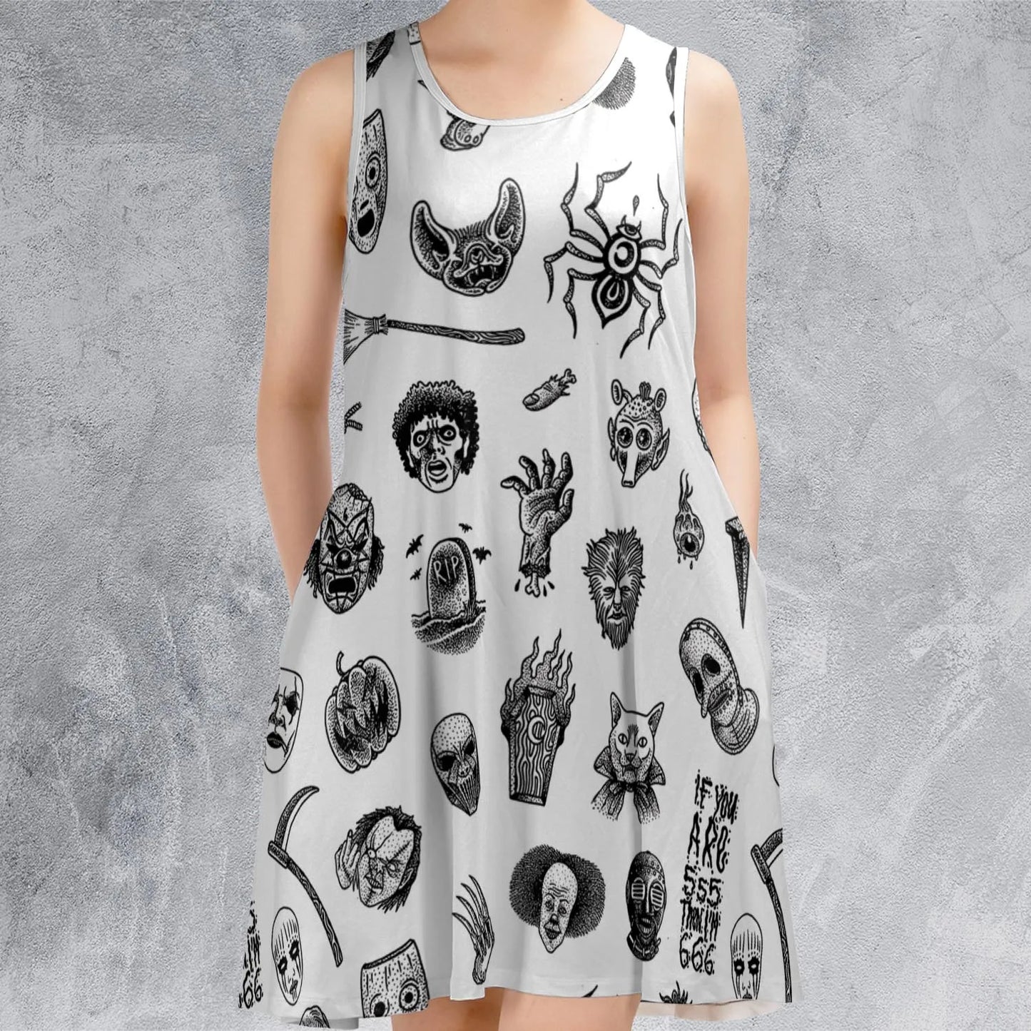Sleeveless Dress - B7JT1TLH