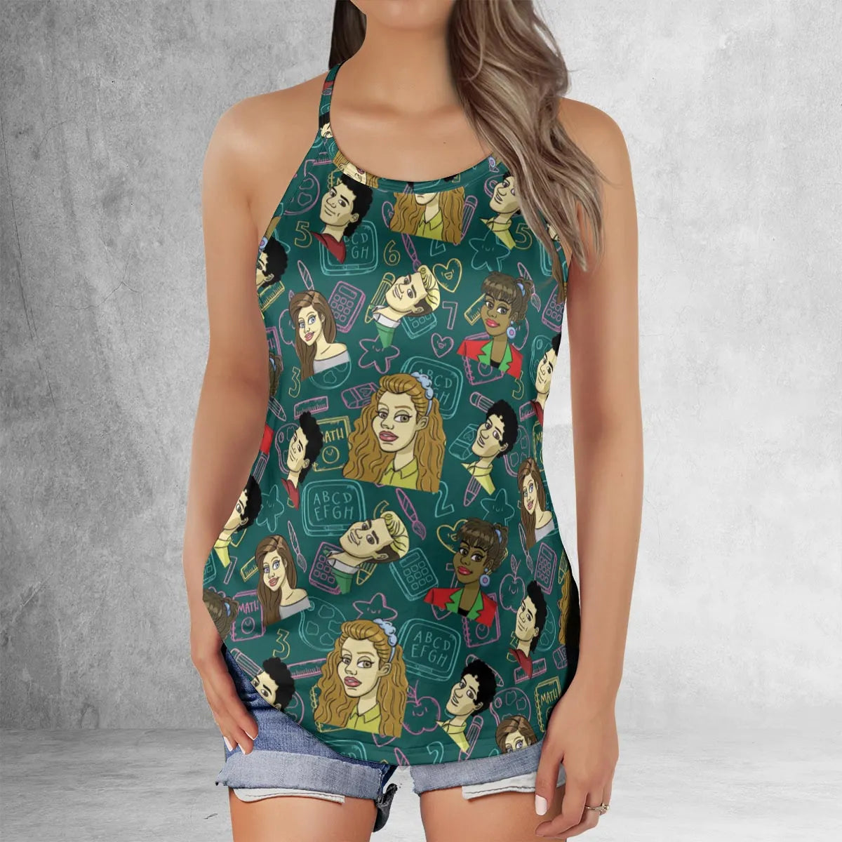 Criss Cross Tank Top - ZBG2279P