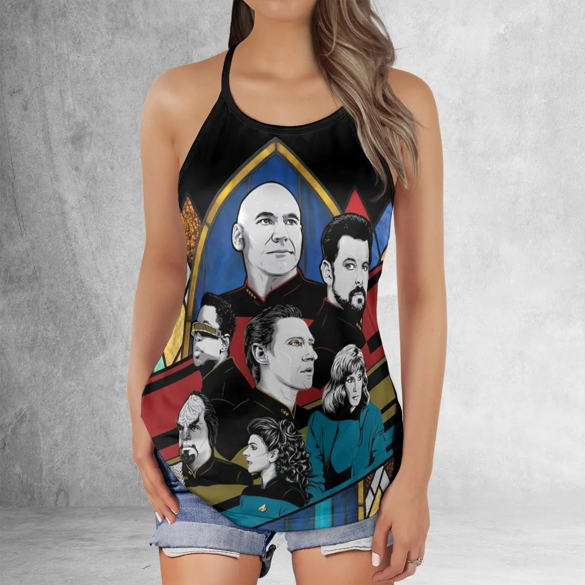 Criss Cross Tank Top - L32W7DTP