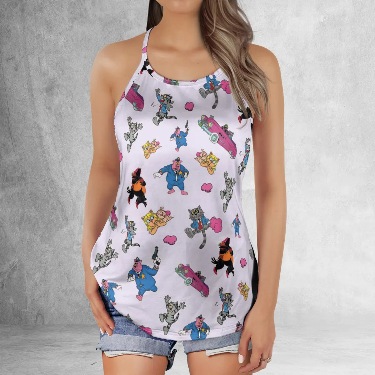 Criss Cross Tank Top - 9LSXSBU5