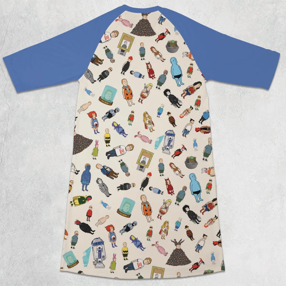 3/4 Sleeve Raglan Dress - ZE2DP24L