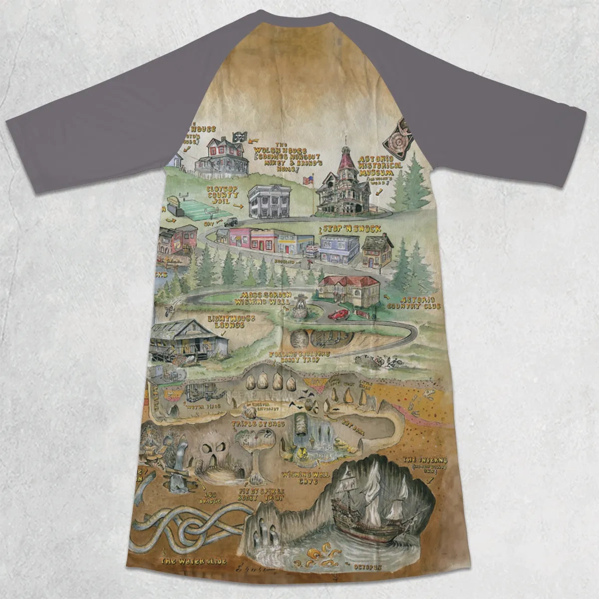 3/4 Sleeve Raglan Dress - 3RWP3CT7