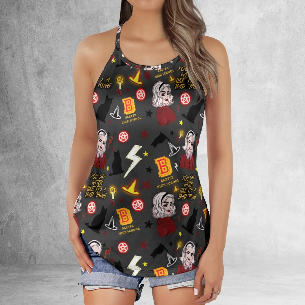 Criss Cross Tank Top - 624KQTEX