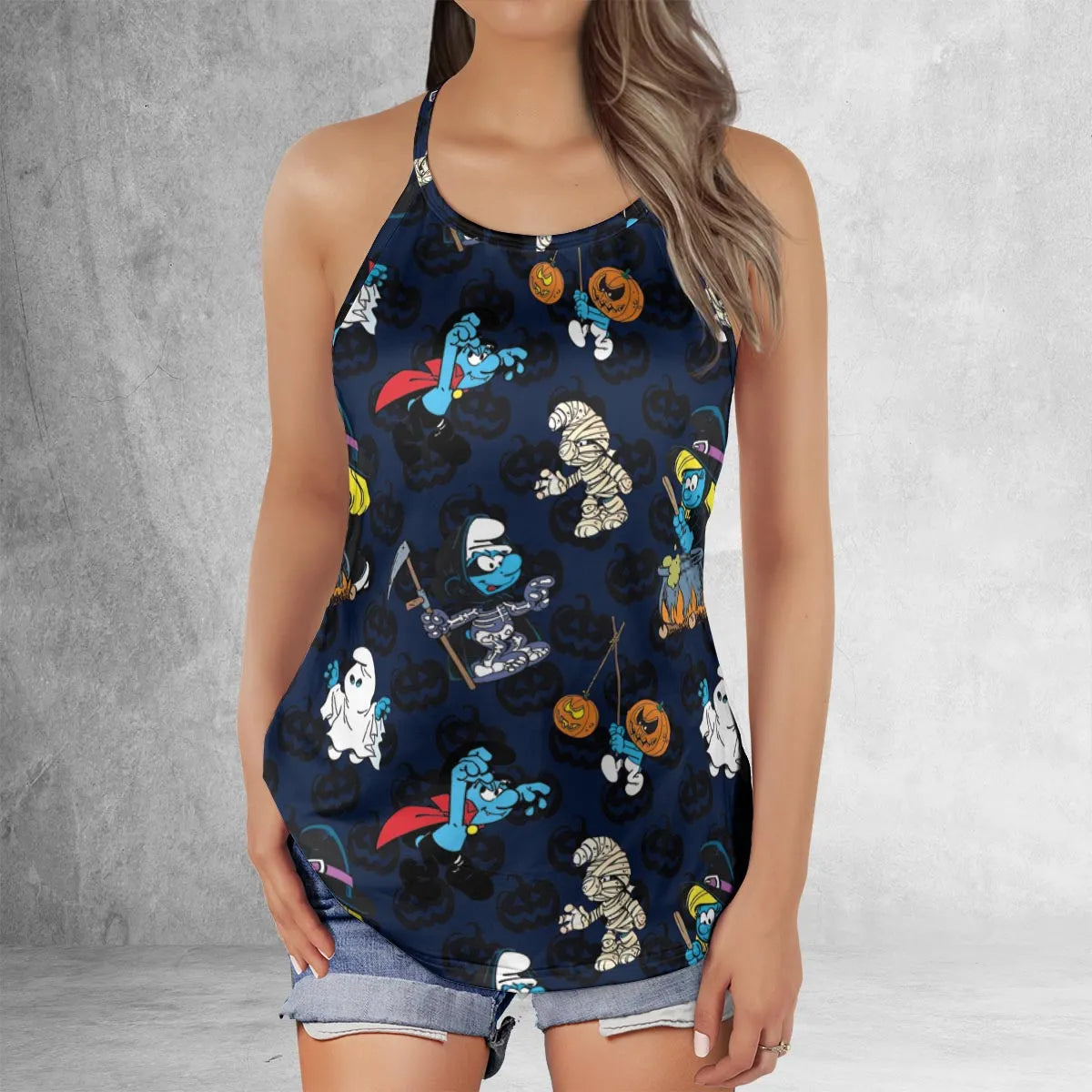 Criss Cross Tank Top - N4584J1V