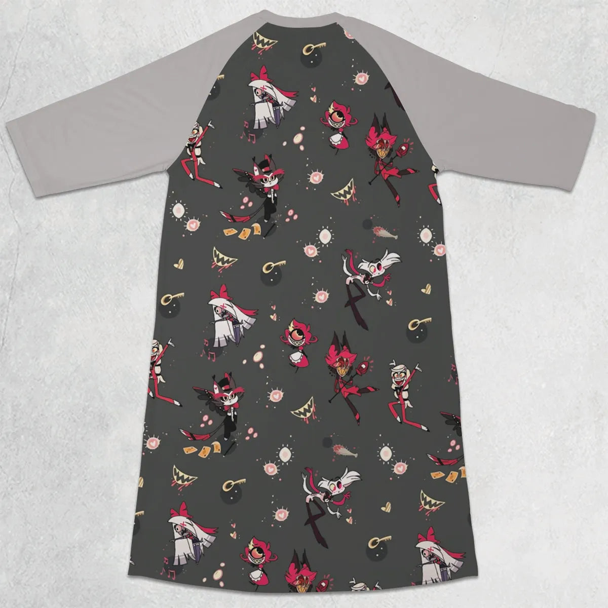 3/4 Sleeve Raglan Dress - C66WNZ4K