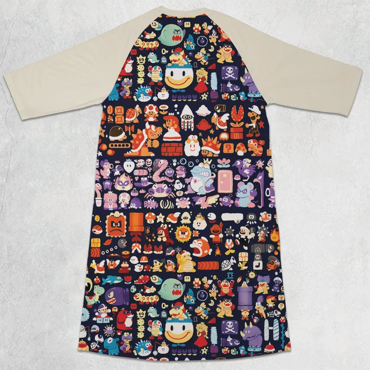 3/4 Sleeve Raglan Dress - AQCR7HKS
