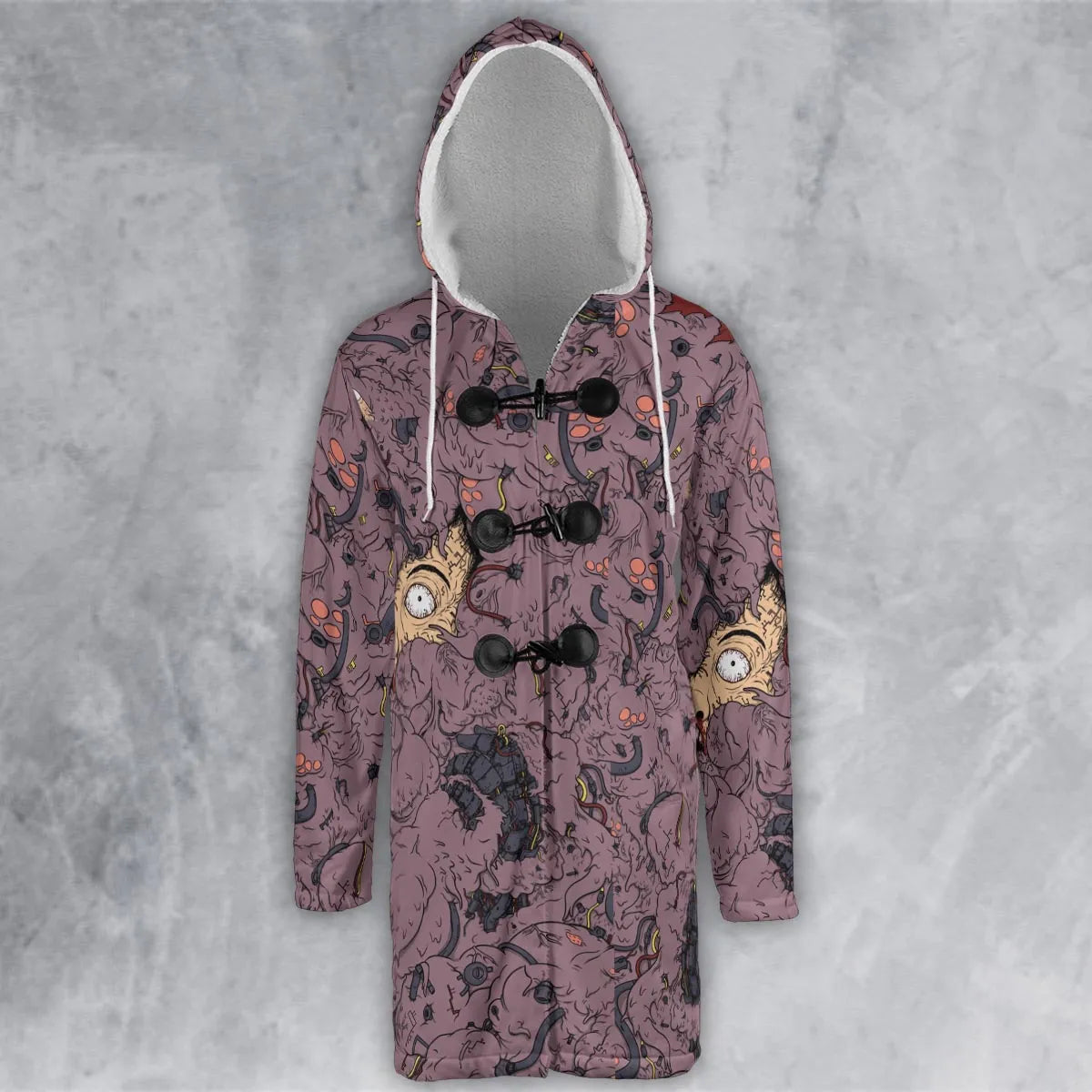 Hooded Cloak Coat - 55T9BLEL