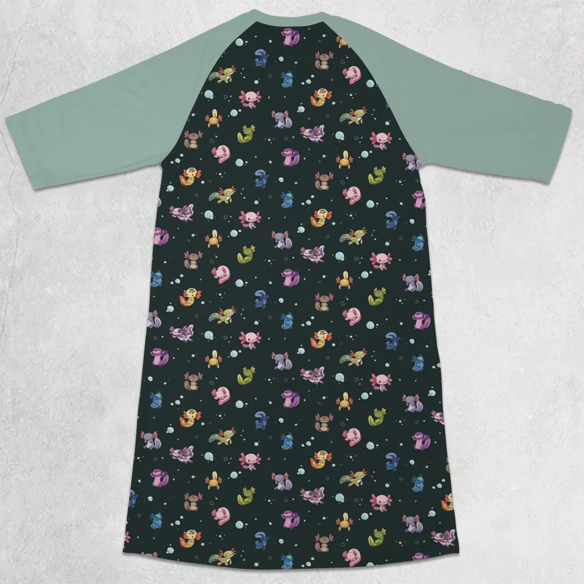 3/4 Sleeve Raglan Dress - 7HKC5D94